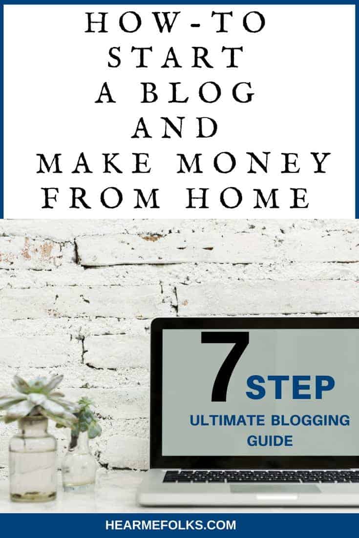 how to start a blog and make money from money, complete ste-by-step beginner guide