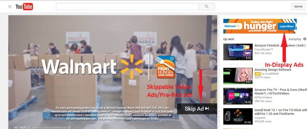 example of trueview ads/skippable ads for youtube advertising